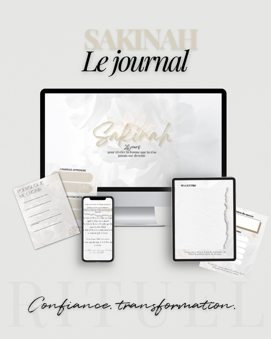Le Journal SAKINAH - 20 jours pour révéler la femme que tu n’as jamais osé devenir
