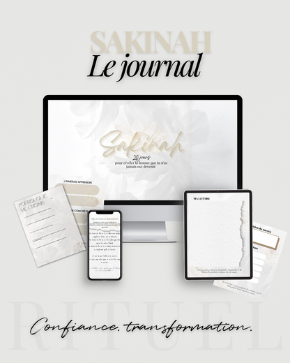 Le Journal SAKINAH - 20 jours pour révéler la femme que tu n’as jamais osé devenir